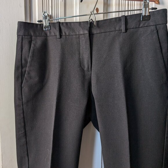 Theory Pleated Pant - Size 10, Black, Viscose/Cotton - Picture 3 of 10